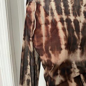 Urban Outfitters Mesh Crocodile Long Sleeve Top